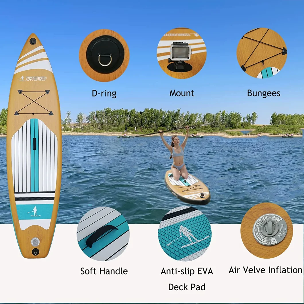Drop Stitch PVC Inflatable Sup Paddle Board Custom Paddle Board in 10&prime;6FT