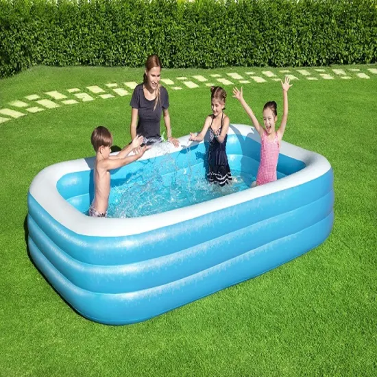P&D Piscine Gonflable Watermelon PVC Inflatable Baby Swimming Pool Ball Pit Kids Paddling Pool Kiddie Pool for Backyard