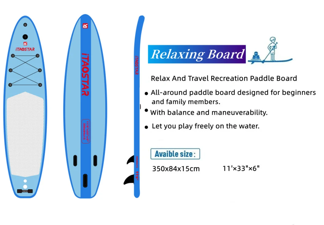 Itaostar Warehouse Sup Boards Surf Boards Stand up Paddles PVC Double Layers Paddles Inflatable Paddles