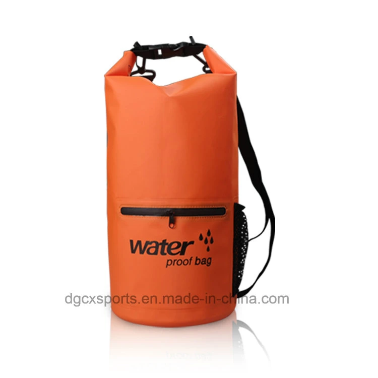 PVC Travel Custom Logo Backpack Camping Waterproof Tarpaulin Pack Outdoor Roll Top Dry Bag Foldable Waterproof Backpack