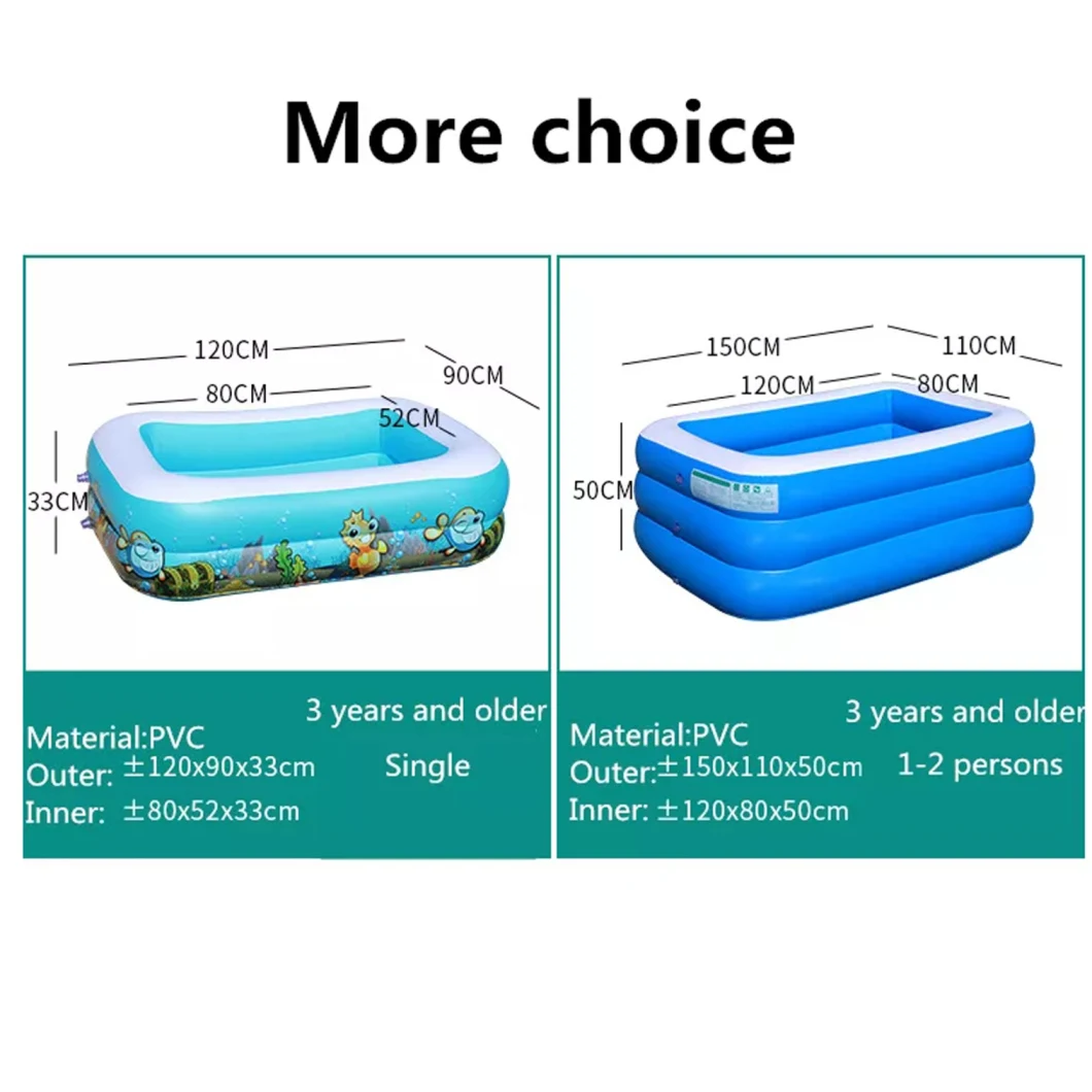 Family PVC Kids Inflatable Swimming Pool Portable Outdoors Pool (FM-SP01)