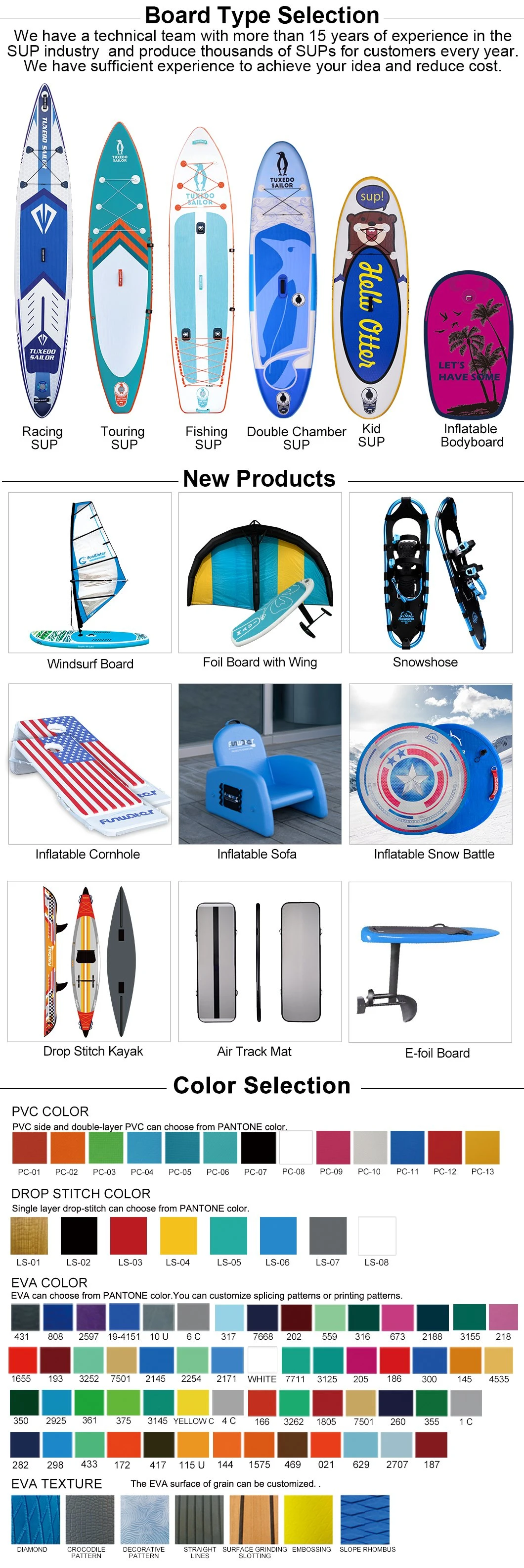 OEM ODM Double Chamber Paddle Board Soft Surfboard Water Sports Stand up Paddle Board Inflatable Sup Paddle