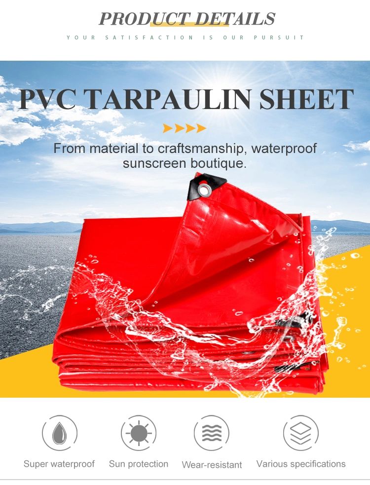Wholesale PVC Coated Fabric Roll Heavy Duty Waterproof PVC Tarpaulin for Truck Cover