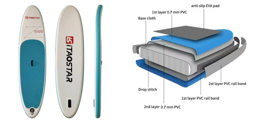 Itaostar Warehouse Sup Boards Surf Boards Stand up Paddles PVC Double Layers Paddles Inflatable Paddles