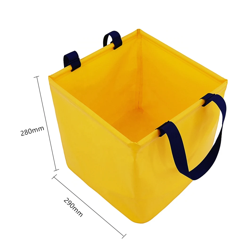 Hot Sale outdoor Family Picnic Foldable 500d PVC Tarpaulin Camping Fishing Bucket