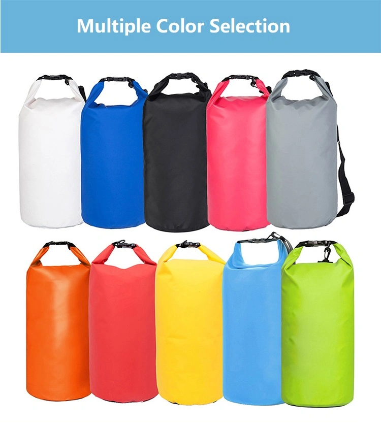 PVC Hiking Travel Custom Logo Backpack Camping Waterproof Tarpaulin Pack Outdoor Roll Top Dry Bag Foldable Waterproof Backpack