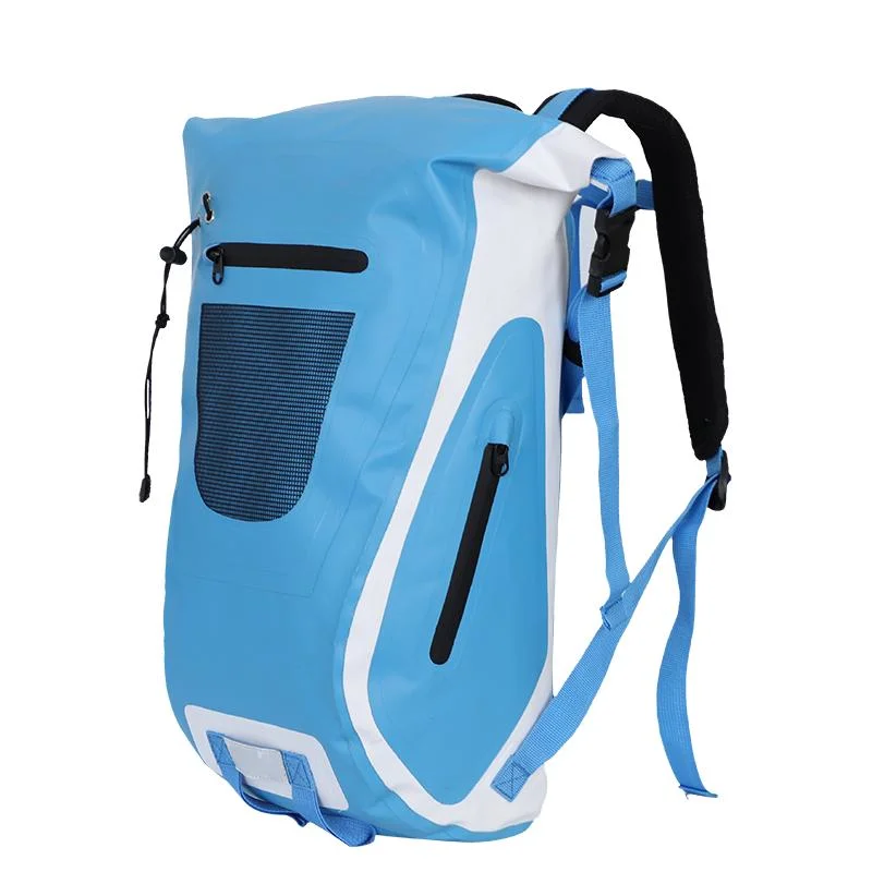 500d PVC Tarpaulin Trendy Outdoor Sport Float Roll Top Dry Bag Waterproof Foldable Hiking Backpack Custom Logo