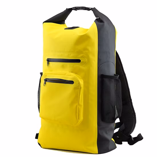 PVC Travel Custom Logo Backpack Camping Waterproof Tarpaulin Pack Outdoor Roll Top Dry Bag Foldable Waterproof Backpack