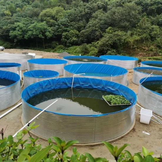 Wholesale Plastic Collapsible PVC Blue Tarpaulin Fish Farming Tank