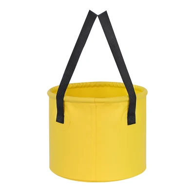 Outdoor Travel Camping Custom Logo Collapsible Water Bucket Portable PVC Folding Bucket