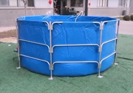 10000 Liters 3m Diameter*1.4m Height PVC Tarpaulin Waterproof Collapsible Fish Tank